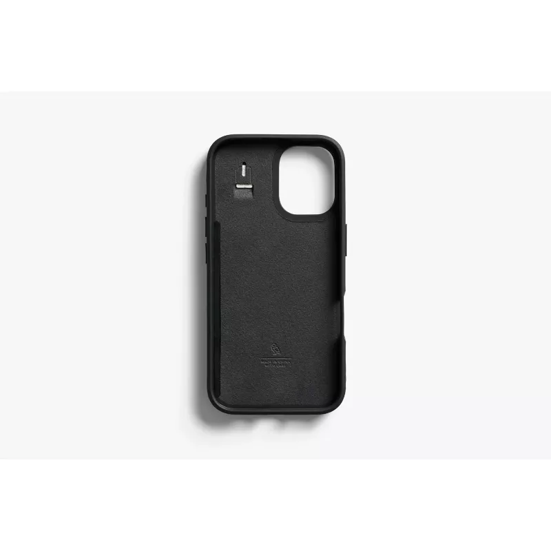 Bellroy Leather Card Case for iPhone 16, Black
