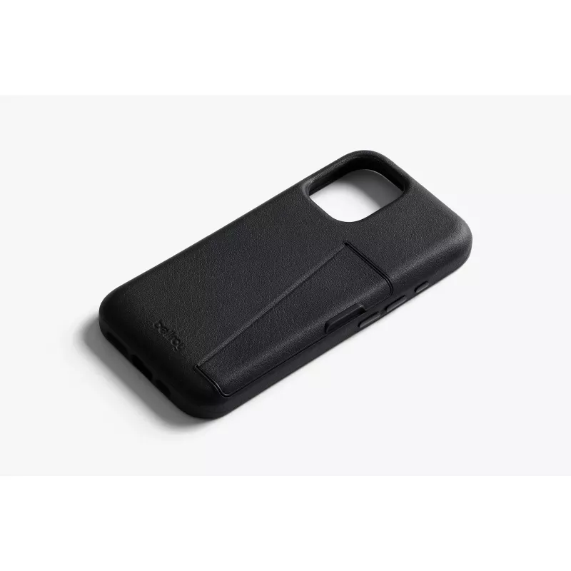 Bellroy Leather Card Case for iPhone 16, Black
