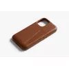 Bellroy Leather Card Case for iPhone 16 Plus, Brown
