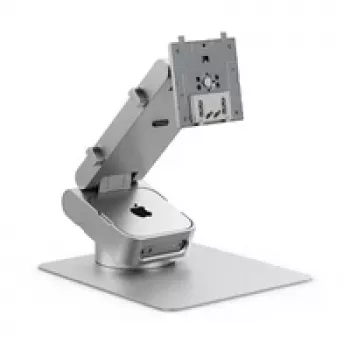 ALOGIC ASPEKT Omni Fold Stand Mac Mini un 32 collu monitora statīvs Sudrabs