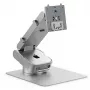 ALOGIC ASPEKT Omni Fold Stand Mac Mini un 32 collu monitora statīvs Sudrabs
