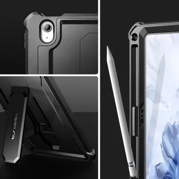 Tech-Protect Kevlar Pro Maciņš iPad 10.9 collu 2022 / iPad Air 11 collu 2025, Melns