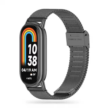 TECH-PROTECT Milanese Loop Band for Xiaomi Smart Band 8 / 9 / NFC - Black
