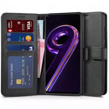 TECH-PROTECT Wallet Case Realme 9 Pro, Melns