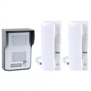 EURA ADP-48A3 (RL-3203CC) Vadu Audio Domofons - Balts/Sudrabs