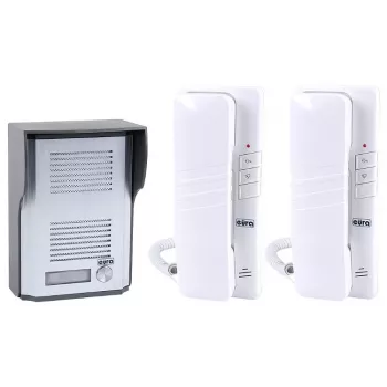 EURA ADP-48A3 (RL-3203CC) Vadu Audio Domofons - Balts/Sudrabs