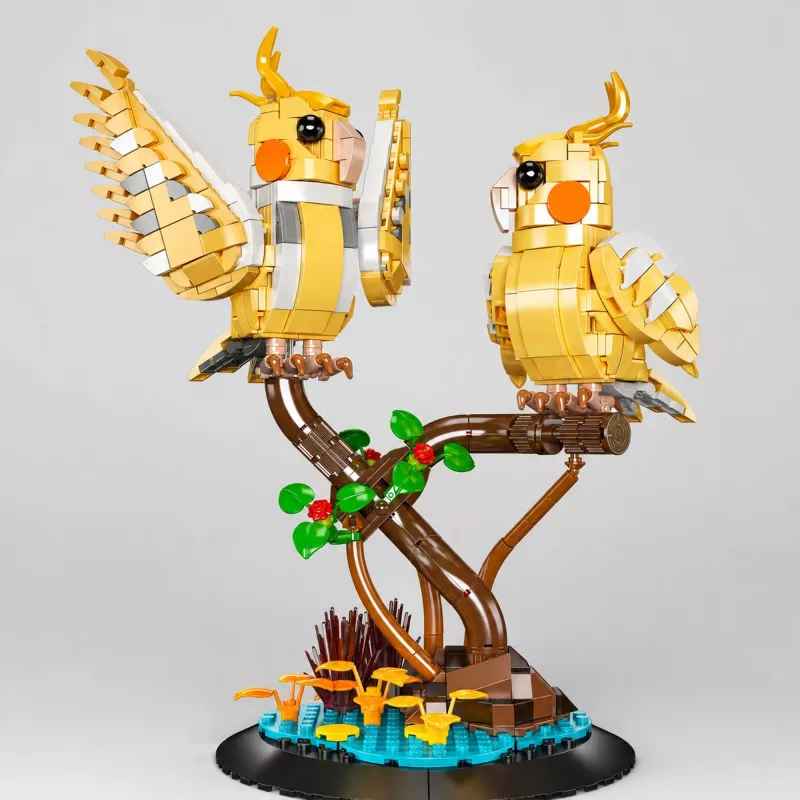 MOULD KING 10150 Black-Capped Lory Building Set | 1,052 Pieces