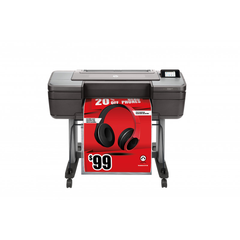 HP DesignJet Z6 PostScript 24 inch lielformāta printeris - krāsu - tintes - ruļļa (61 cm)