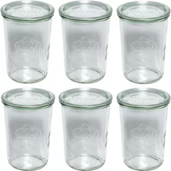 WECK Mold Jar 850ml Set of 6