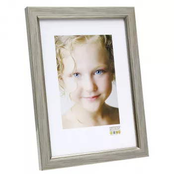 Deknudt S46AD1 Vienas Fotogrāfijas Rāmis 10x15 cm Sudraba MDF Plastmasa