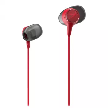 HyperX Cloud Earbuds III (Red) - In-Ear Gaming Headset ar iebūvētu mikrofonu, 14mm draiveri, 3.5mm vadu savienojums