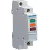 HAGER SVN129 Signāllampa, 230V AC, 3 x LED Sarkana+Zaļa+Oranža, DIN sliede