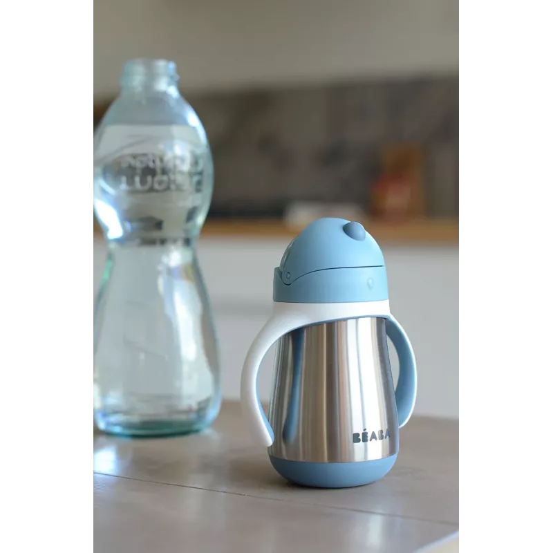 Beaba Niekapek Thermal Bottle 250 ml Blue