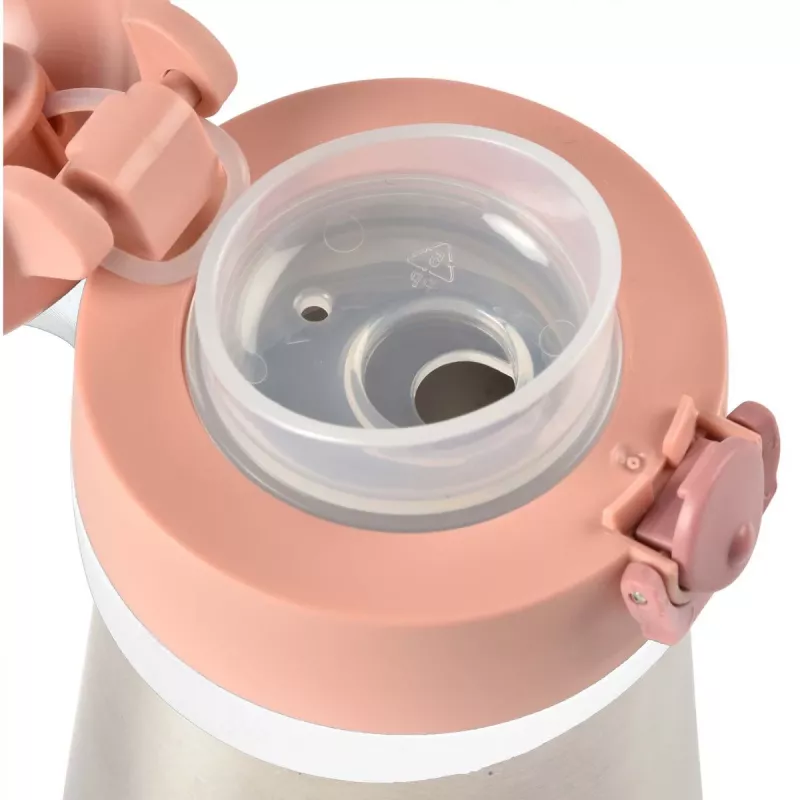 Beaba 350ml Nerūsējošā tērauda pudele Pink