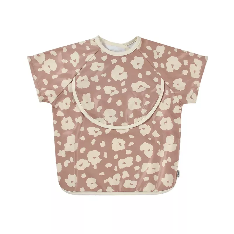 Beaba 2-in-1 Bib with Detachable Long Sleeves Savannah Bloom