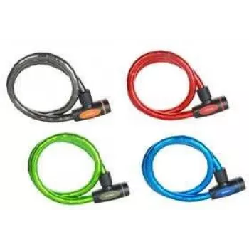 Master Lock 8228EURDPRO regulējams troses slēdzene, 1,8 m, melna