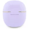 GUESS Glossy Gold Line Classic TWS Earbuds - Purple