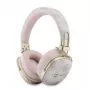 Guess Over-Ear Bluetooth austiņas ar ENC, Metal 4G Script Logo, Melnas
