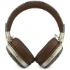 Guess GUE005462 Bluetooth austiņas ar ENC, metāla dizains, 4G Script Logo, brūnas