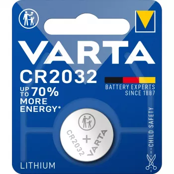 VARTA Electronic CR2032 litija monētu baterija, 3V, 230 mAh, Master Box pa 100