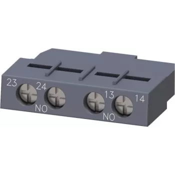 Siemens SIRIUS 3RV2 Papildu kontaktu bloks 3RV2901-1F, 1NO+1NC, skrūvju spailes, šķērsvirziena montāža