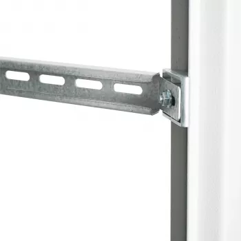 EFB Elektronik C-Profile Rail for Cable Support, Depth 800 mm, Galvanized Steel, Silver