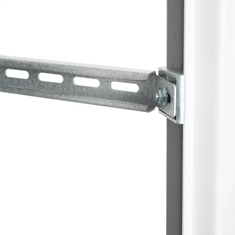 EFB Elektronik C-Profile Rail for Cable Support, Depth 800 mm, Galvanized Steel, Silver
