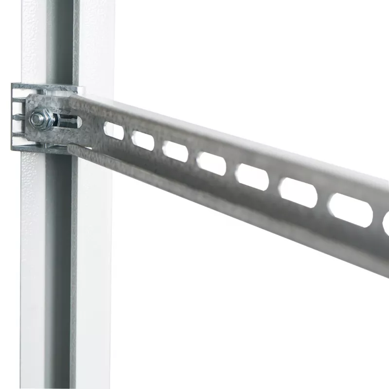 EFB Elektronik C-Profile Rail for Cable Support, Depth 800 mm, Galvanized Steel, Silver
