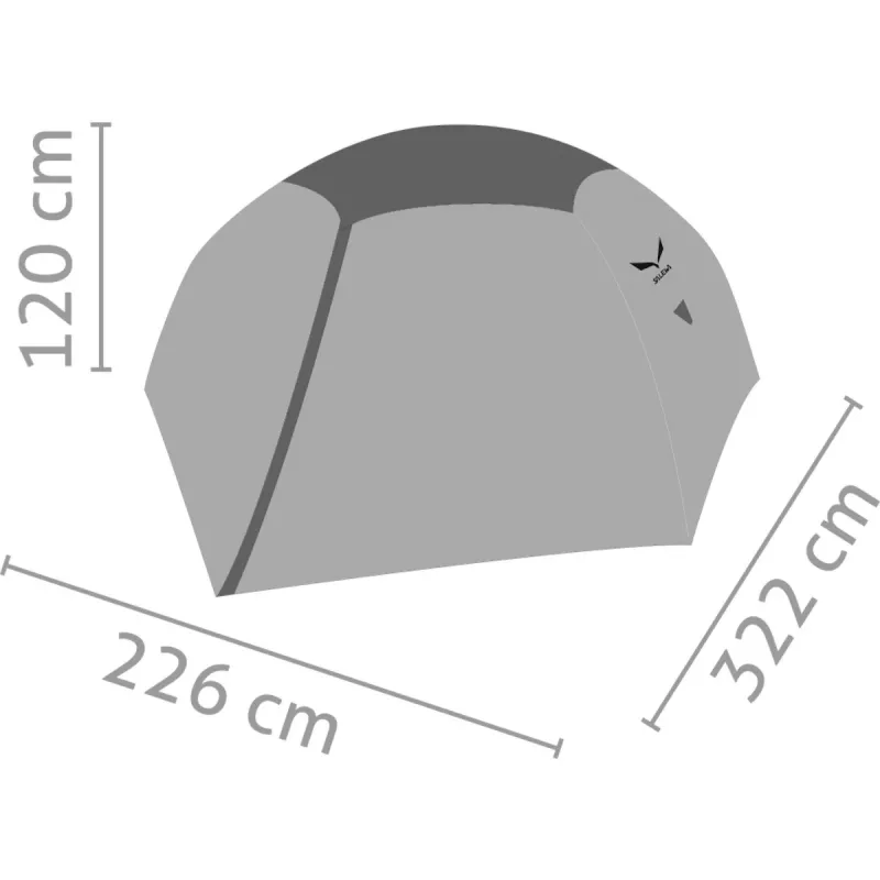 Salewa Latitude III 3-Person Tent - Cactus/Grey