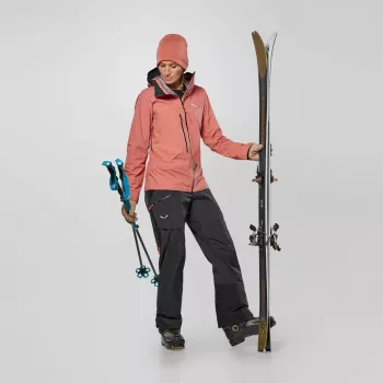 Salewa Sella 3L PTX Jacket Women's - Desert Pink - Size L