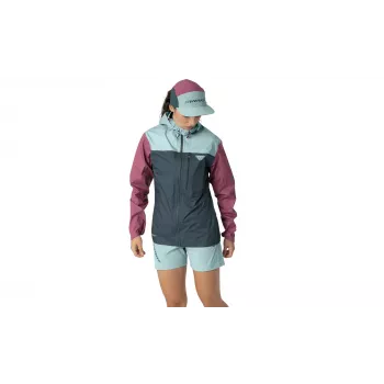 SALEWA Dynafit Traverse 3L Jacket Women's - Cinder/Cloud Blue, XS