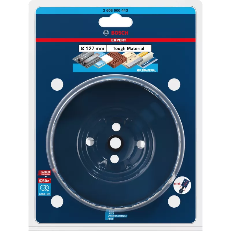 Bosch Expert Multi Material PC Plus Hole Saw, Ø 127 mm (5)