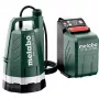 Metabo TPF 18 LTX 7000 Bezvadu Zemūdens Sūknis 7000 l/h 9 m Augstums 18 V IPX8 (Melns/Zaļš, Bez Akumulatora un Lādētāja)