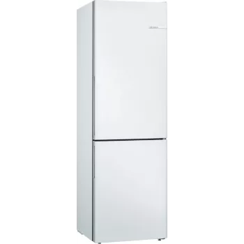 Bosch KGV362WEAS Ledusskapis ar saldētavu, balts, 308 L neto tilpums, energoklase E