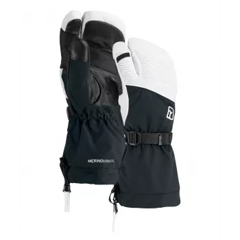 Ortovox Freeride 3 Finger Glove Pro - Black Raven/Black, Size M