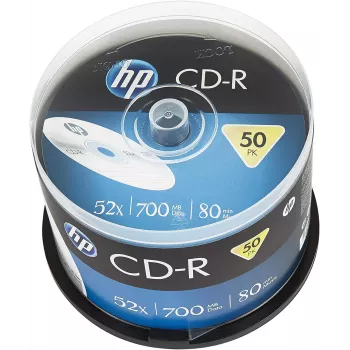 Verbatim HP CD-R Spindle 50 Disks 700MB 52x AZO DataLifePlus