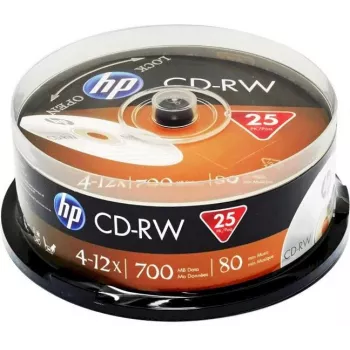 Verbatim DVHP69312PLG CD-RW Diski 25 gab. vārpstā (Cake Box) 700 MB 80 min 12x pārrakstāmi