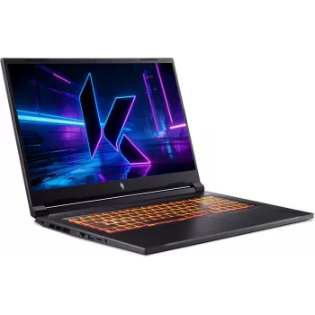 Acer Nitro V 17 AI 17,3 collu FHD 144Hz spēļu klēpjdators - Ryzen AI 5 240, 16GB, 512GB SSD, RTX 5060, bez OS, Obsidian Black