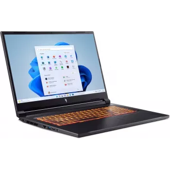Acer Nitro V 17 AI spēļu klēpjdators - AMD Ryzen AI 5 240, 17,3 collu FHD 144Hz, 16GB DDR5, 512GB SSD, GeForce RTX 5060, Windows 11 Home, Obsidian Black