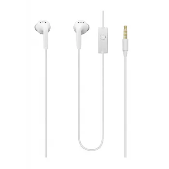 Samsung EHS61ASFWE Universal Original Stereo 3.5mm Headset ar Kabeli 1.2m Mikrofons Balts (OEM)