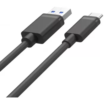 UNITEK USB 3.1 Type-A to Type-C kabelis 0.5m Melns