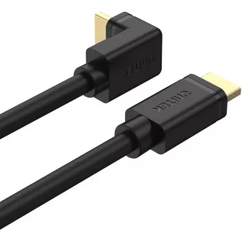 UNITEK Y-C1009 HDMI 2.0 kabelis 270° leņķa 4K 3m Melns