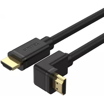 UNITEK Y-C1009 HDMI 2.0 kabelis 270° leņķa 4K 3m Melns