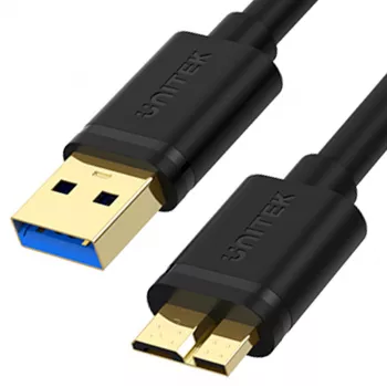 UNITEK USB 3.0 A to Micro B Cable 2m Black