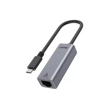 UNITEK USB-C to Gigabit Ethernet Adapter 1Gbps - Space Gray