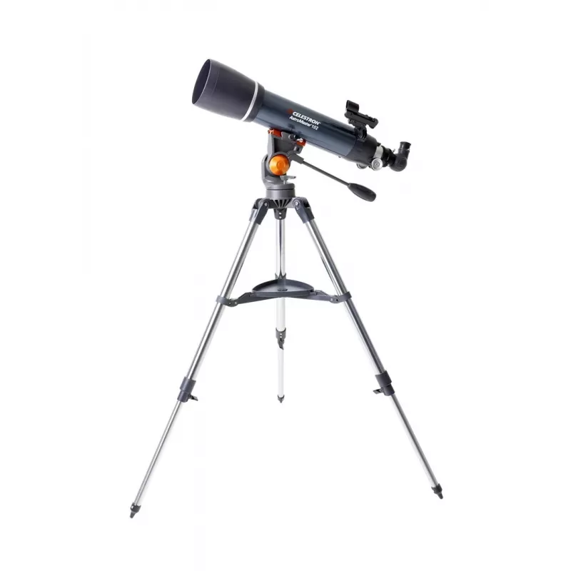 Celestron AstroMaster 102AZ Refraktora teleskops 102mm apertūra 660mm fokusa attālums Melns