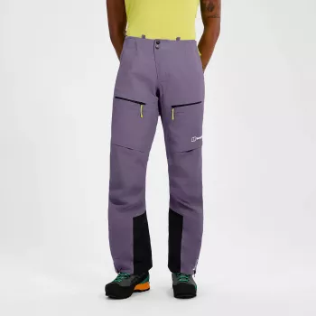 Berghaus Extrem Vanguard GTX Pant Sieviešu Hardshell Kalnu Bikses - Planet Purple, Size L