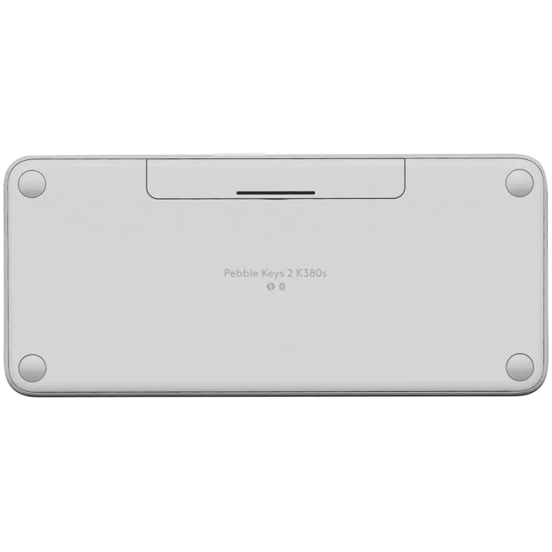 Logitech Pebble Keys 2 K380s bezvadu tastatūra, Tonal White