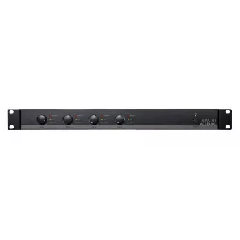 AUDAC EPA104 četru kanālu D klases pastiprinātājs 4x100W RMS 1U