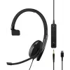 Sennheiser ADAPT 100 Wired On-Ear Headset with Noise-Cancelling Microphone, USB-A, Black